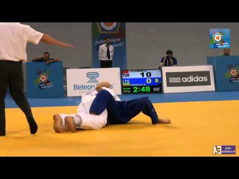 Judo 2014 European Championships Cadets: Yildirim (TUR) - Petkus (LTU) [+90kg]
