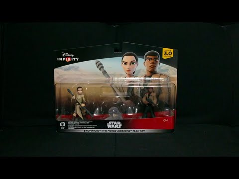 THE FORCE AWAKENS PLAYSET (Rey & Finn) Disney 3.0 Figure UNBOXING + REVIEW