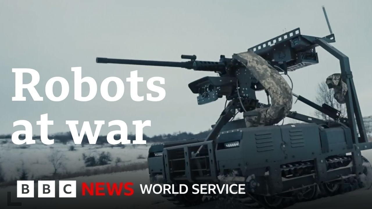 Will AI robots on the frontline mark the end of human soldiers? - BBC World Service