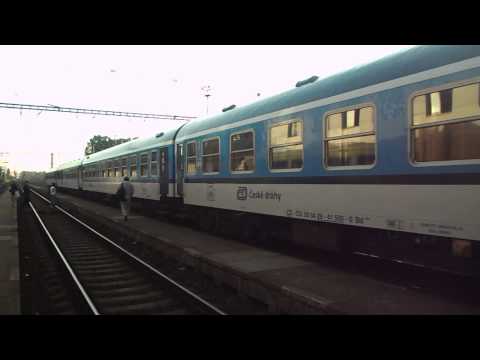 Příjezd vlaku Sp 1971 Peklák (ČD 362.021) - Svitavy, 3. 7. 2013