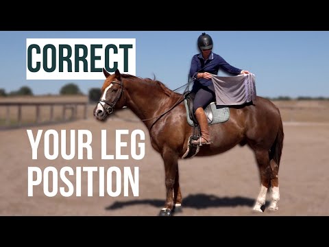 Get The Correct Leg Position Riding Your Horse [Made Easy]