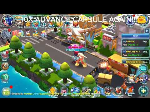 POCKET ARENA - 10X ADVANCE CAPSULE!!! AGAIN 😅(POKELAND LEGENDS 1.5)