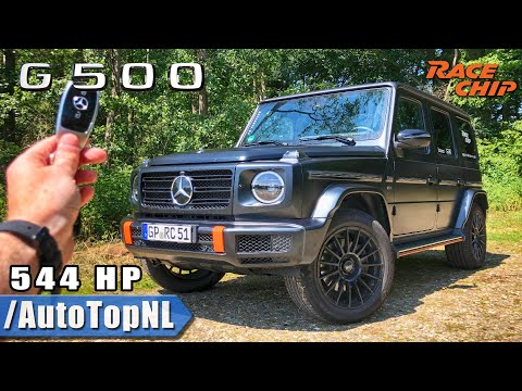 Mercedes Benz G Class G500 RaceChip 544HP REVIEW POV Test Drive on AUTOBAHN & ROAD by AutoTopNL