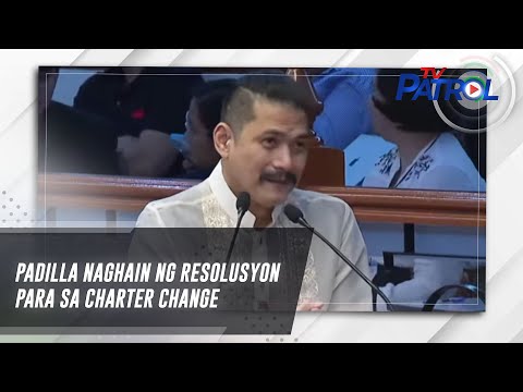 Padilla naghain ng resolusyon para sa charter change