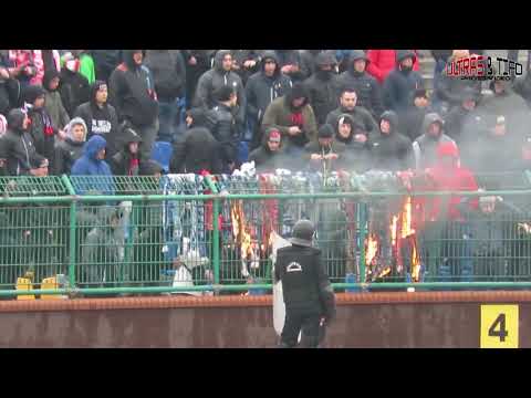 2L: Elana Toruń - Resovia Rzeszów [Palenie szali]. 2019-03-09