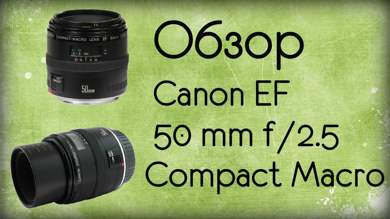 Объектив Canon EF 50mm f/2.5 Compact Macro