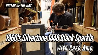 Video thumbnail for 1960's Silvertone 1448 Black Sparkle with Case Amp | Guitar of the Day by Normans Rare Guitars