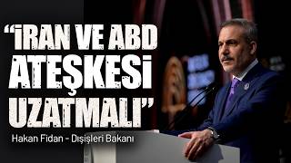 Bakan Fidan, Antalya Diplomasi Forumu'nu Takip Eden Gazetecilerin Soru