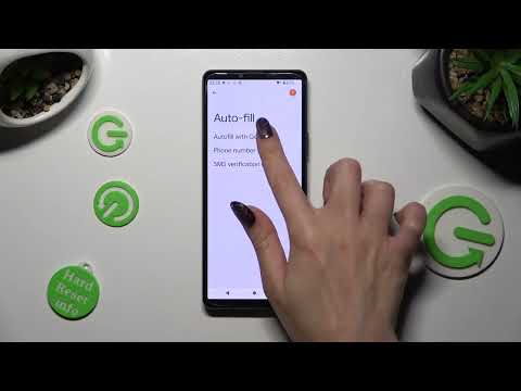 How to Find & Check Saved Passwords on a SONY Xperia 10 V - Autofill with Google