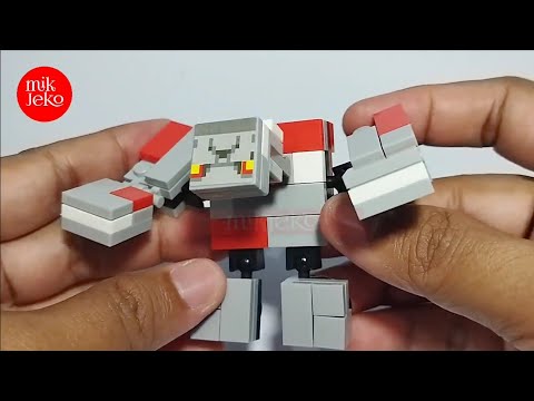 EPIC Lego Minecraft Redstone Golem Tutorial!