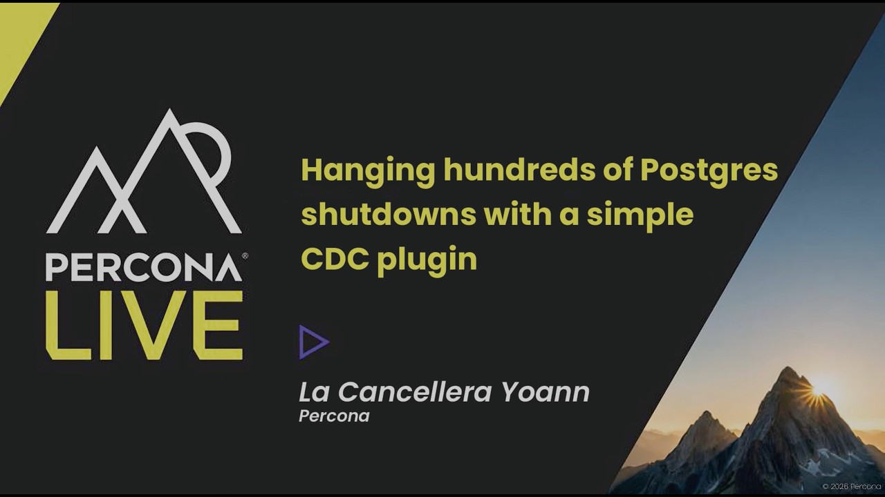 Hanging hundreds of Postgres shutdowns with a simple CDC plugin