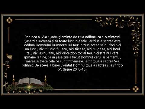 Cele 10 Porunci din Vechiul Testament - Biblia Ortodoxă