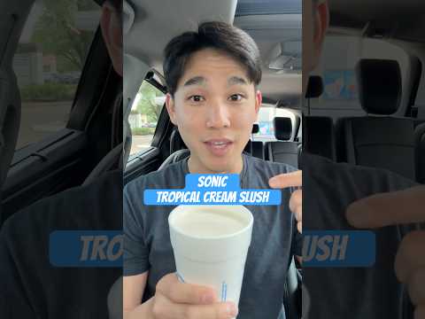 Sonic Tropical Cream Slush (Must Try)