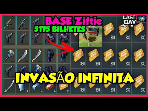 ●EPIC INVASION!! BEST Ziftie BASE INVASION - 5175 INFINITE DEATH TICKETS 👁 Last Day on Earth