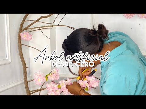 How to make an artificial tree step by step / DIY cherry tree