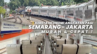 Download lagu BERANGKAT PAGI JAM PAS HARGA TERJANGKAU‼️Naik KA Menoreh Ekonomi Semarang - Jakarta mp3
