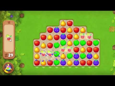 Gardenscapes Level 12 No Boosters Gameplay