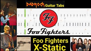 X Static - Foo Fighters - Guitar + Bass TABS Lesson