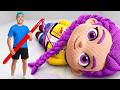 Making GIANT Vs TINY Crochet Challenge