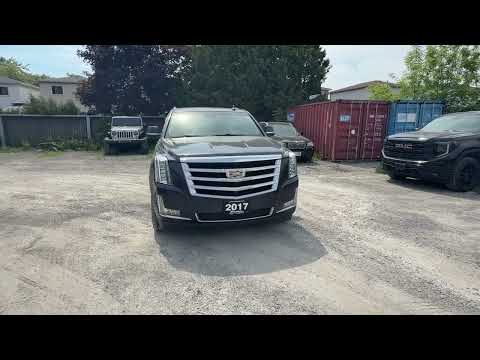 2017 Cadillac Escalade 4WD 4dr Luxury in Blue for sale at Boyer Chrysler Dodge Jeep Ram Fiat Cobourg in Cobourg, ON