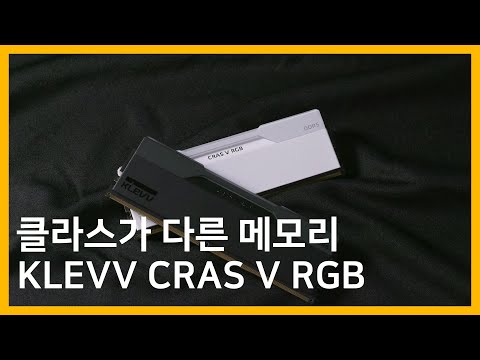 클레브의 새로운 DDR5 메모리! ESSENCORE KLEVV DDR5 CRAS V RGB!!!