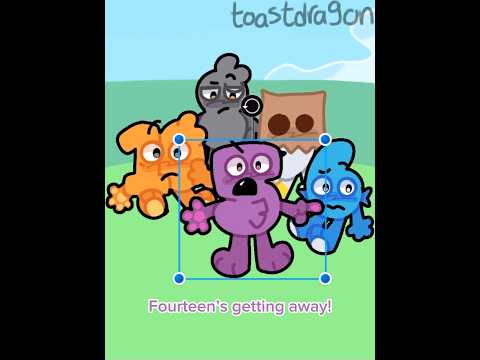 It’s me, number Seven! #bfdi #algebraliens #objectshowscommunity #toastdragon01 #digitalart #osc