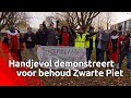 Bij de demonstratie voor het behoud van Zwarte Piet in Woensel ging het er rustig aan toe