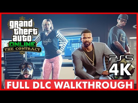 Grand Theft Auto 5 Online THE CONTRACT Full DLC Walkthrough [PS5 4K HDR] - No Commentary