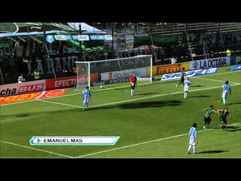 Gol de Mas. San Martín 1 - Rafaela 0. Torneo Inicial 2012. Fecha 12. Fútbol Para Todos