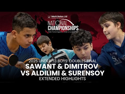 2025 Under-13 Boys' Doubles Final Highlights - Sawant/Dimitrov vs Aldilimi/Surensoy