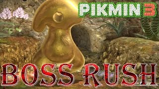 Pikmin 3 - Boss Rush (All Boss Fights)