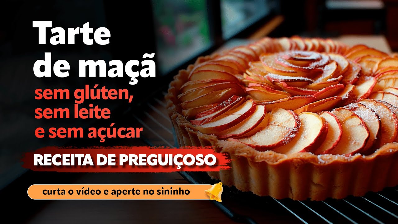 Torta de Maçã Saudável: Sem Glúten, Sem Leite e Sem Açúcar 🍎🥧| Marcelo Horta