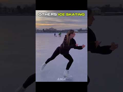OTHER'S ICE SKATING VS LAST ONE💀 #trollface #iceskating #trending #edit