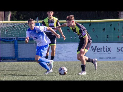 Resumen del A.E.Prat - C.D.Brea (1-1) Jornada 8, Segunda RFEF