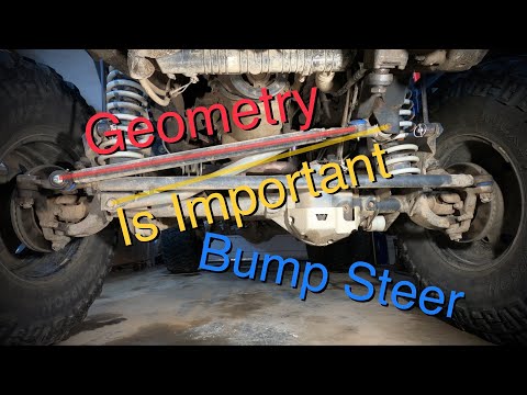 What causes my Jeep to have bump steer?