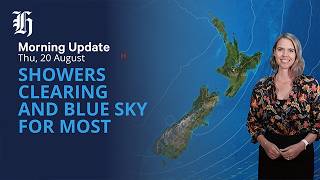 MetService morning weather update: August 20, 2026