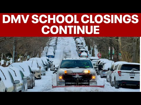 Schools closed across D.C., Maryland, Virginia as snow and ice linger