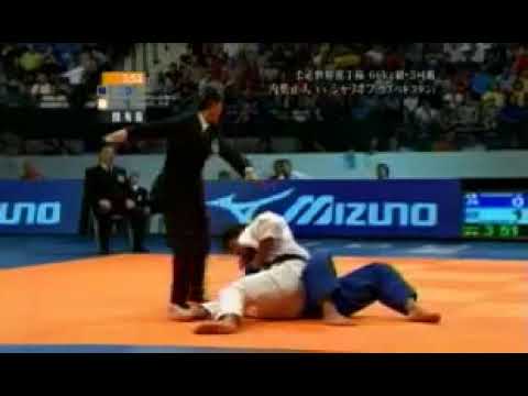 JUDO 2009 World Championships: Masato Uchishiba 内柴 正人 (JPN) - Mirali Sharipov (UZB)