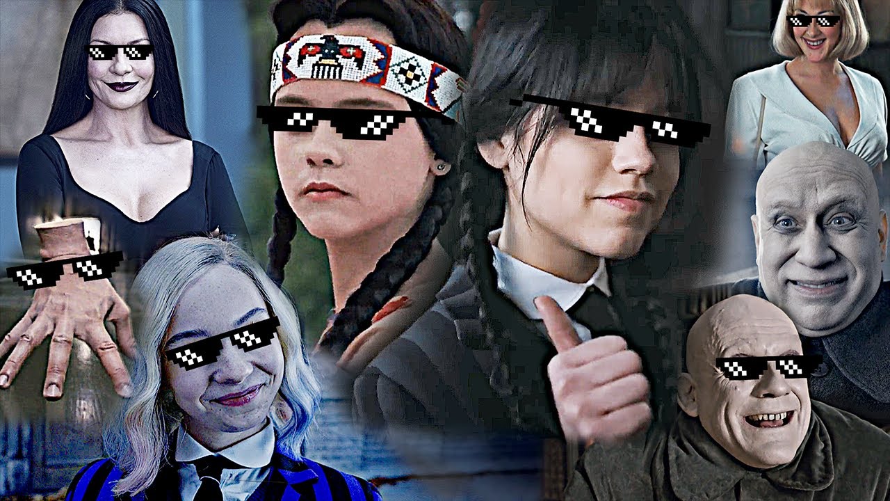 WEDNESDAY AND ADDAMS FAMILY BADASS SCENES | (13 Minutes Compilation)