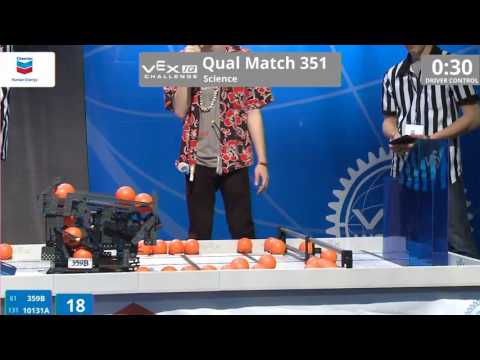 VEX Worlds 2016 - VEXIQ Middle School - Science - Qual 351 (359B 10131A) 87