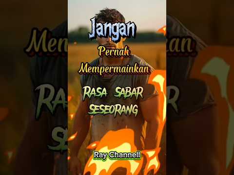 jangan pernah mempermainkan rasa sabar seseorang #story #template #sorotanpublik #quotes #motivasi