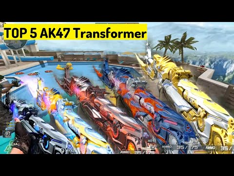Crossfire NA ( Đột Kích ) 2.0 : TOP 5 AK47 Transformer Beast - Hero Mode X - Zombie V4