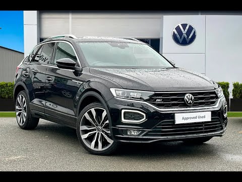 Approved Used Volkswagen T-ROC 2017 2.0 TDI R-Line 150PS DSG in Deep Black - KW21YPU