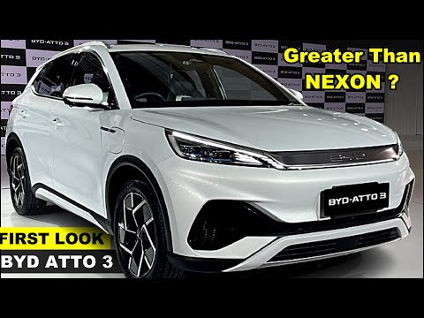 BYD Atto 3 EV SUV Bookings Open. Gets 201 PS With  521km Range. More VFM Than Nexon EV