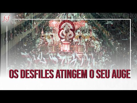 Com luxo e sambas populares os desfiles chegam ao seu ápice. 1989 - 1994.