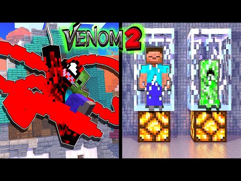 Mind-Blowing: Herobrine turns into Venom Carnage Devil!