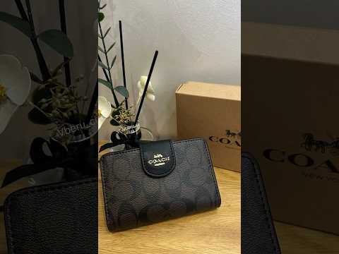 Coach medium corner zip wallet натуральна шкіра - фото 1 - id-p2654044879