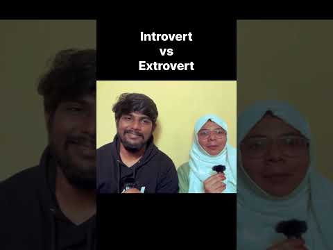 How to talk to strangers?🤔 | Introvert vs Extrovert | #AWmp4 #tamilcouple
