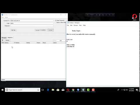 How to reset your mikrotik router manually