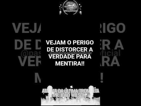 VEJAM O PERIGO DE ISOLAR E DISTORCER A VERDADE PARA MENTIRA!!